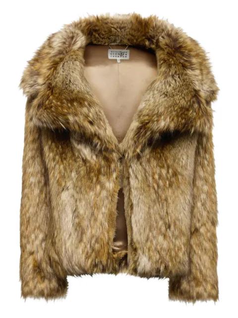 faux-fur jacket by MM6 MAISON MARGIELA