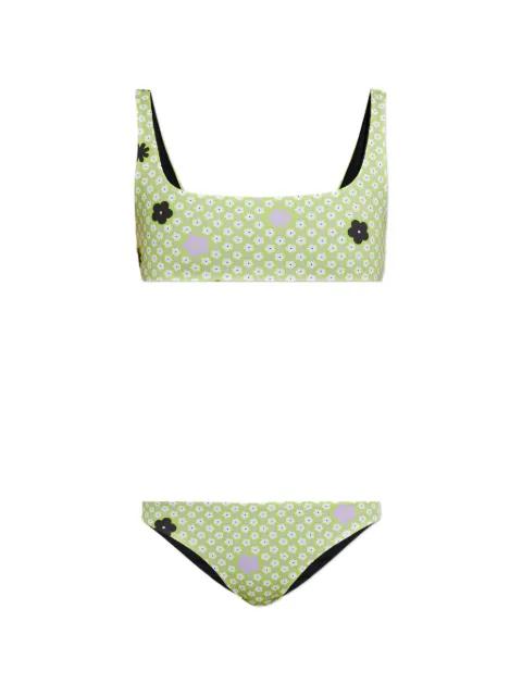 floral-print bikini by MM6 MAISON MARGIELA