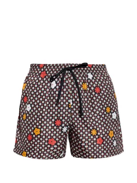 floral-print drawstring swim shorts by MM6 MAISON MARGIELA