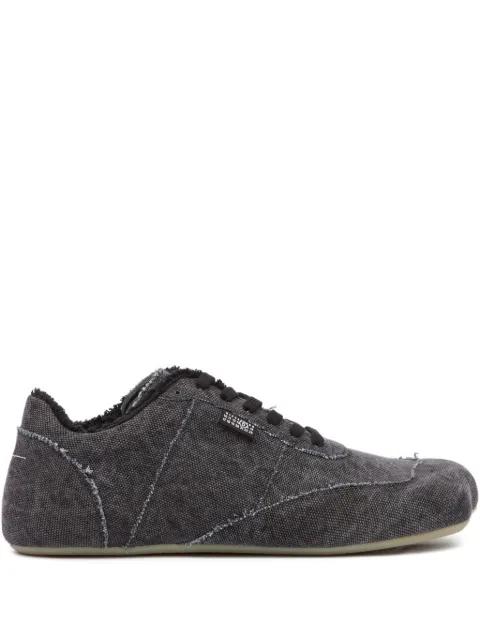 frayed-trims sneakers by MM6 MAISON MARGIELA