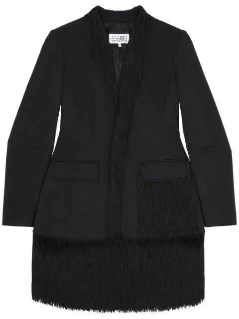 fringe-detail blazer by MM6 MAISON MARGIELA
