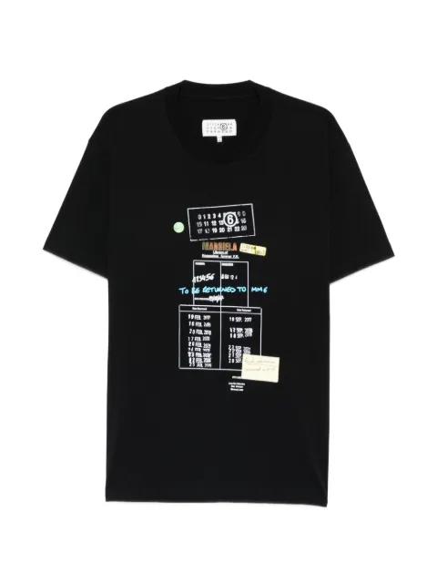 graphic print T-shirt by MM6 MAISON MARGIELA