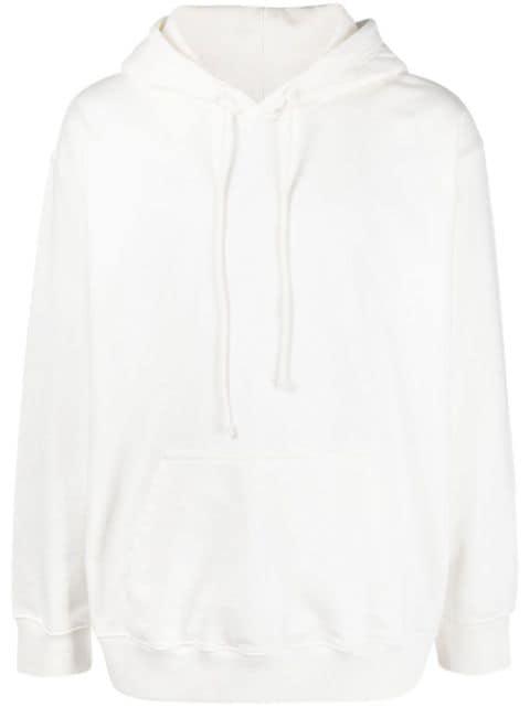 graphic-print cotton hoodie by MM6 MAISON MARGIELA