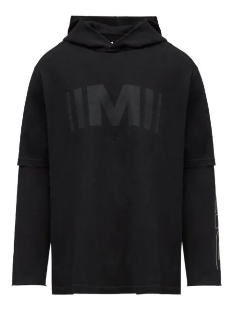 graphic-print hoodie by MM6 MAISON MARGIELA