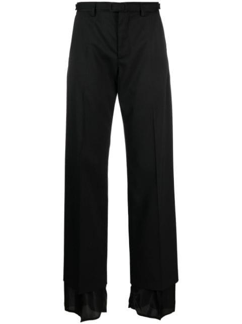 high-waisted flared trousers by MM6 MAISON MARGIELA