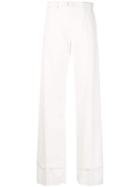 high-waisted flared trousers by MM6 MAISON MARGIELA