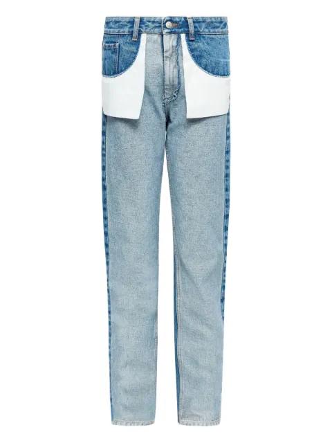 inside-out seams jeans by MM6 MAISON MARGIELA
