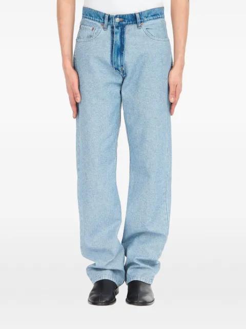 inside-out straight-leg jeans by MM6 MAISON MARGIELA