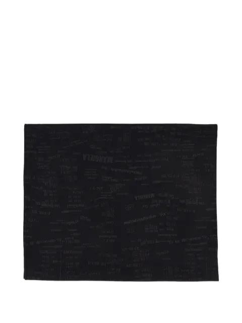 jacquard logo scarf by MM6 MAISON MARGIELA