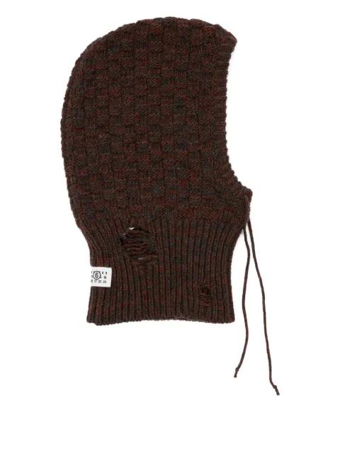 knitted balaclava by MM6 MAISON MARGIELA