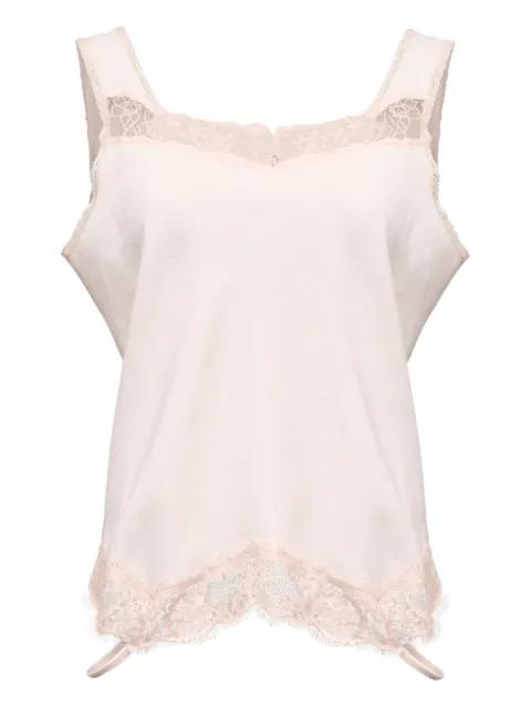 lace trim top by MM6 MAISON MARGIELA
