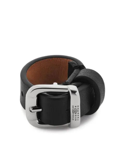 leather buckle ring by MM6 MAISON MARGIELA