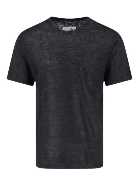 letter-print T-shirt by MM6 MAISON MARGIELA