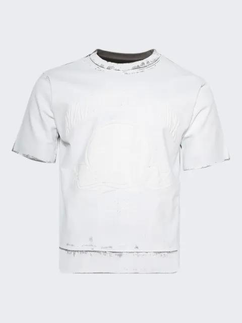 logo-embroidered T-shirt by MM6 MAISON MARGIELA