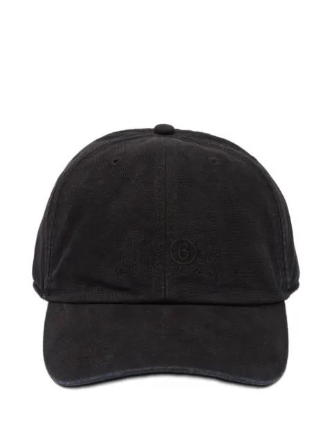 logo-motif cotton baseball cap by MM6 MAISON MARGIELA