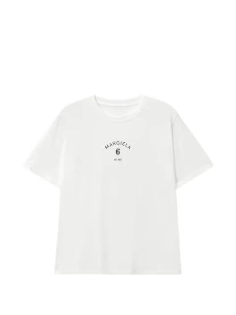 logo-print T-shirt by MM6 MAISON MARGIELA
