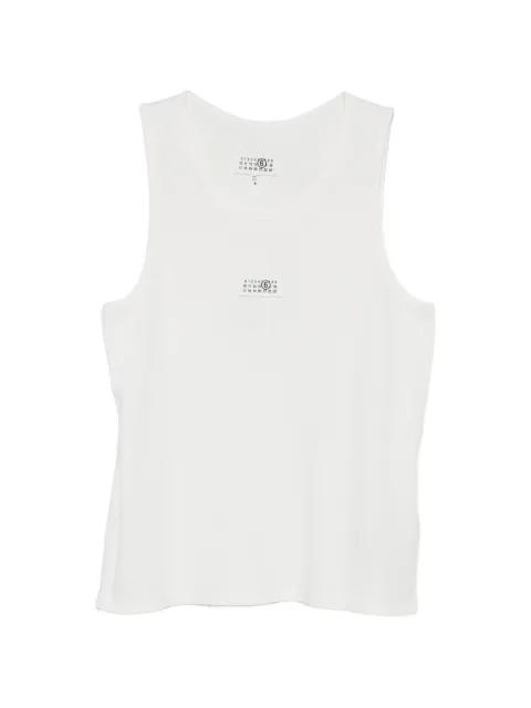 logo tank tops by MM6 MAISON MARGIELA