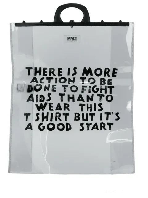 logo tote bag by MM6 MAISON MARGIELA