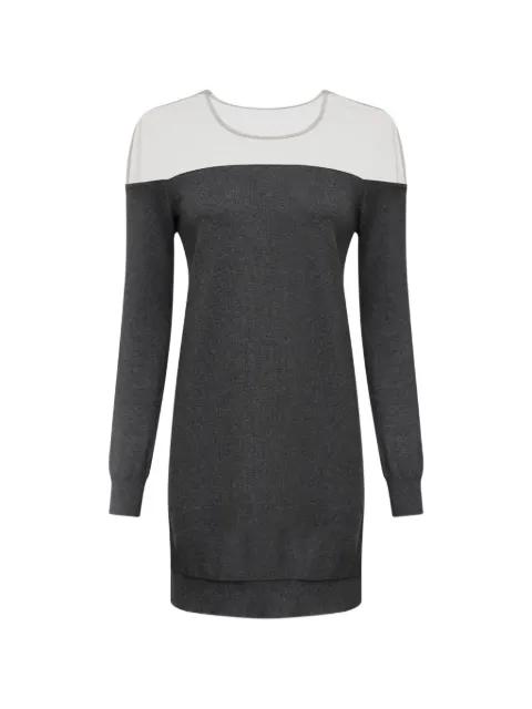 long-sleeve mini cotton dress by MM6 MAISON MARGIELA