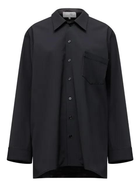 long-sleeve shirt dress by MM6 MAISON MARGIELA