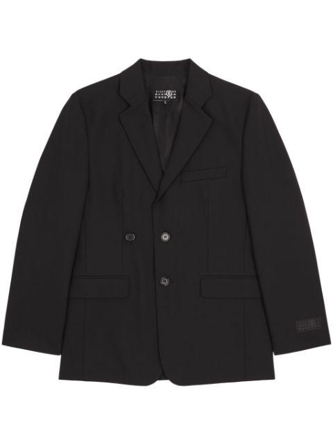 notch-lapels single-breasted blazer by MM6 MAISON MARGIELA