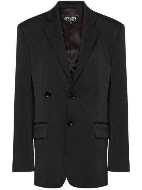 notched-lapel blazer by MM6 MAISON MARGIELA