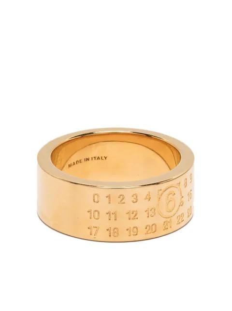 numbers-engraved ring by MM6 MAISON MARGIELA