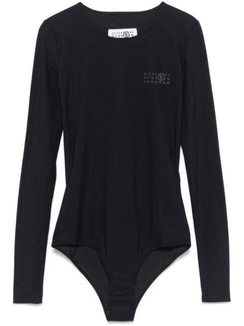 numbers-motif bodysuit by MM6 MAISON MARGIELA