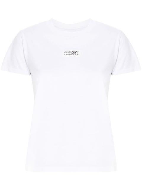 numbers-motif cotton T-shirt by MM6 MAISON MARGIELA