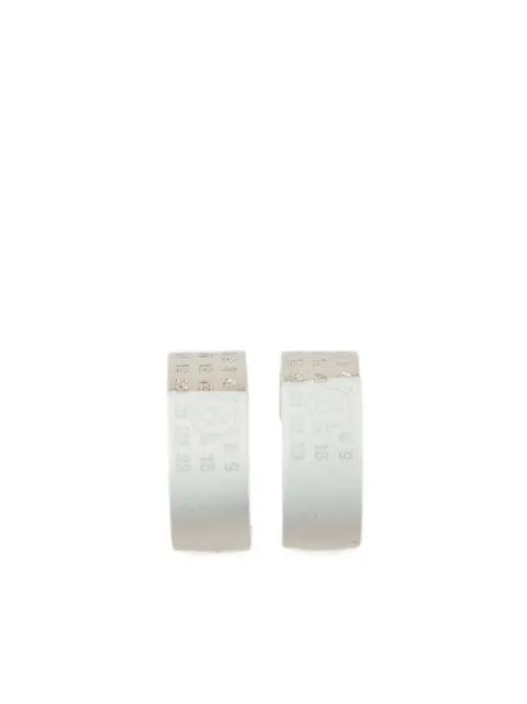 numbers-motif earrings by MM6 MAISON MARGIELA