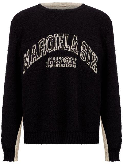 numbers-motif jumper by MM6 MAISON MARGIELA