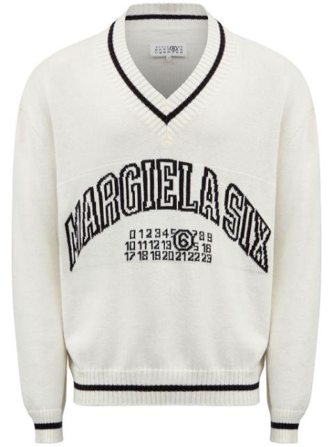 numbers-motif jumper by MM6 MAISON MARGIELA