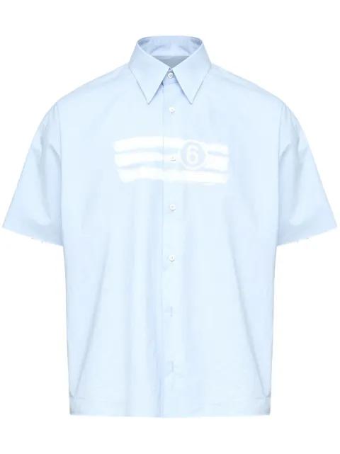 numbers-motif shirt by MM6 MAISON MARGIELA