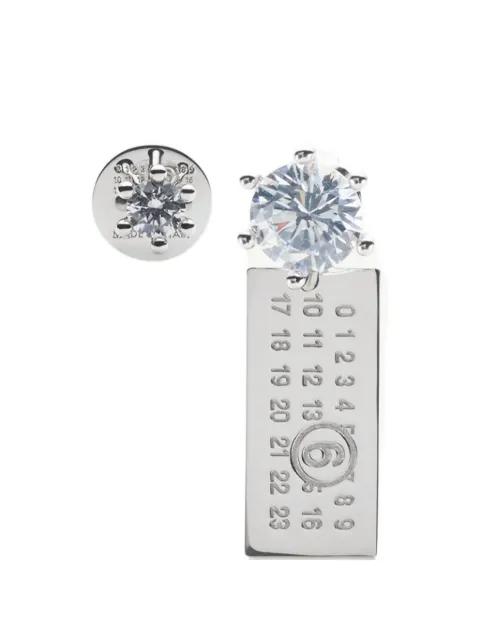 numeric-charm earrings by MM6 MAISON MARGIELA