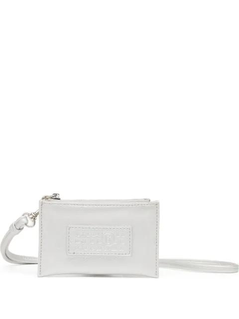 numeric-logo zipped wallet by MM6 MAISON MARGIELA