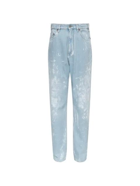 numeric signature straight jeans by MM6 MAISON MARGIELA