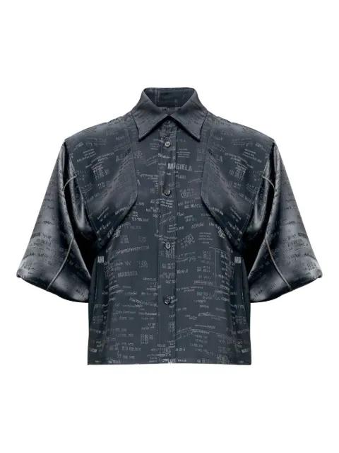 overlay short-sleeve shirt by MM6 MAISON MARGIELA