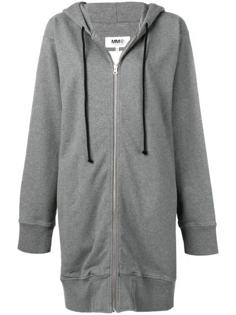 oversized zip hoodie by MM6 MAISON MARGIELA