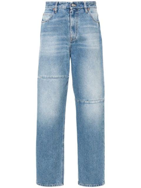 panelled tapered-leg jeans by MM6 MAISON MARGIELA