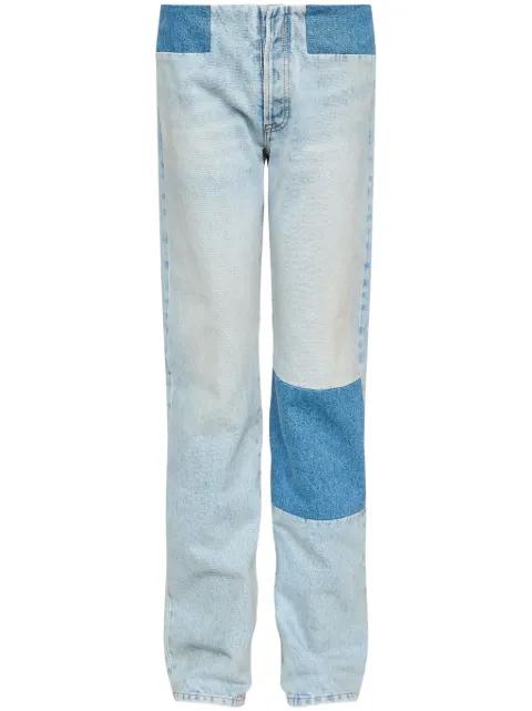 patch-detail jeans by MM6 MAISON MARGIELA