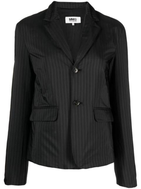 pinstripe single-breasted blazer by MM6 MAISON MARGIELA