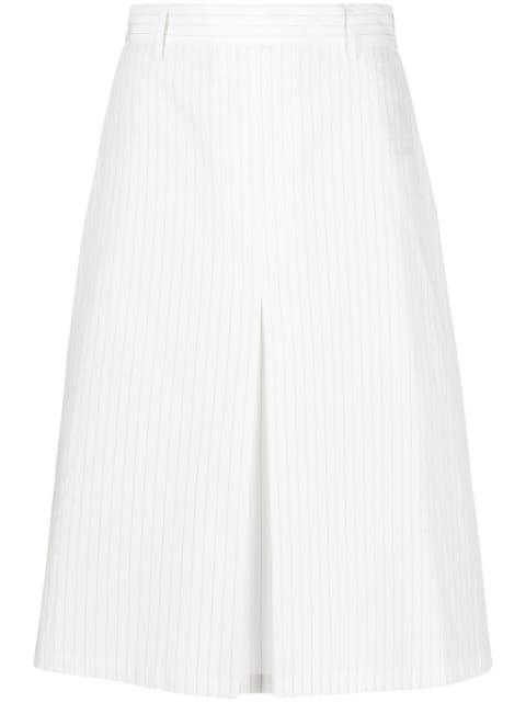 pinstriped midi skirt by MM6 MAISON MARGIELA