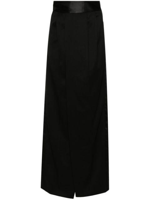 pleat-detailing maxi skirt by MM6 MAISON MARGIELA