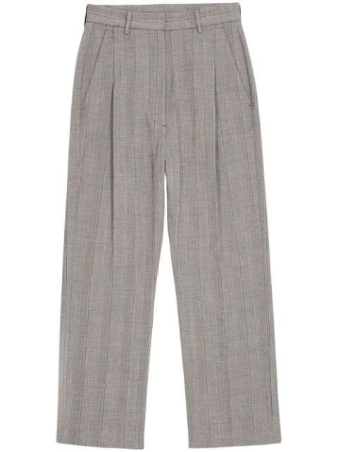 pleated cropped trousers by MM6 MAISON MARGIELA
