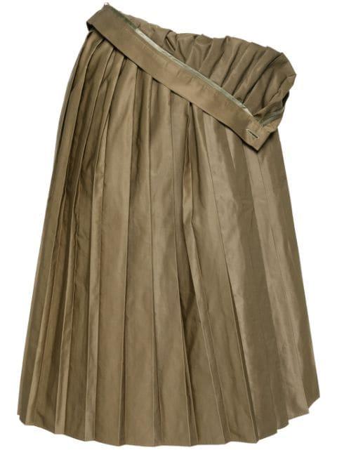 pleated midi skirt by MM6 MAISON MARGIELA