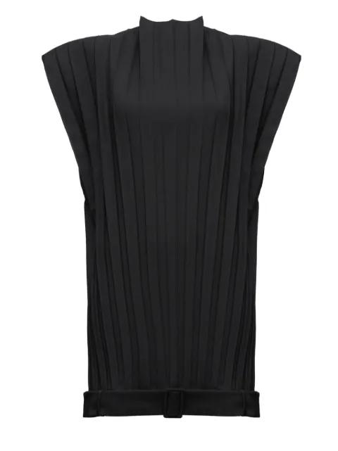 pleated sleeveless mini dress by MM6 MAISON MARGIELA