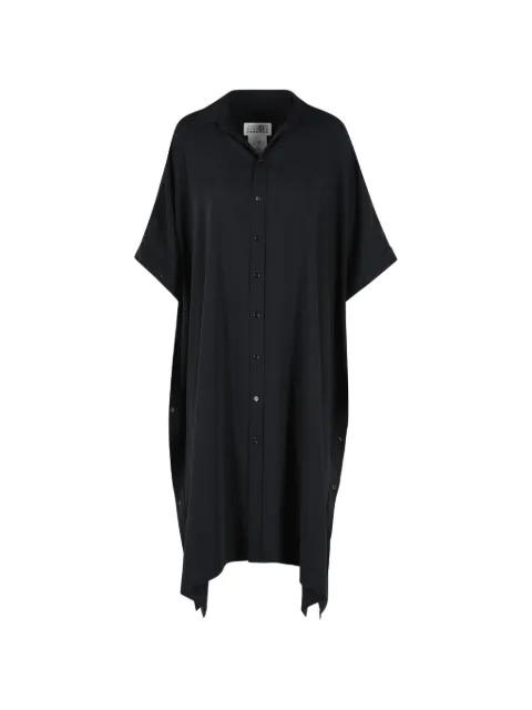 pointed-collar button midi dress by MM6 MAISON MARGIELA