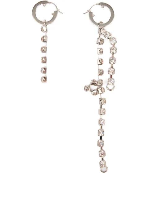 polish-finish drop earrings by MM6 MAISON MARGIELA
