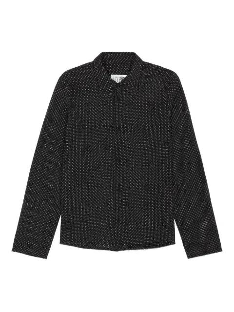 polka-dot long-sleeved shirt by MM6 MAISON MARGIELA