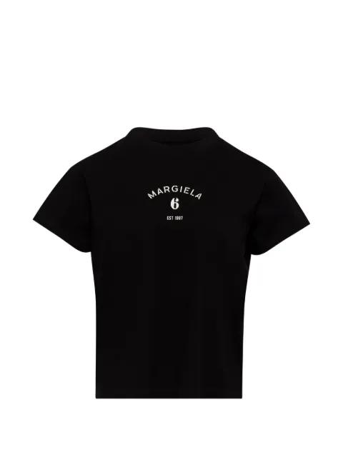 printed signature T-shirt by MM6 MAISON MARGIELA
